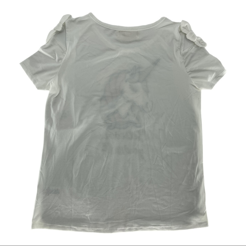 btween Unicorn Sequin Cold Shoulder Top Size 12 - Picture 6 of 8